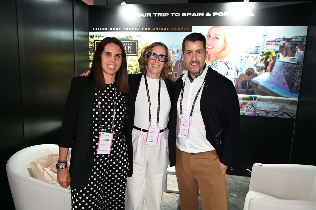 Patricia Marqués, Ana Calvera e Bruno Lima, da Your Trip to Spain & Portugal