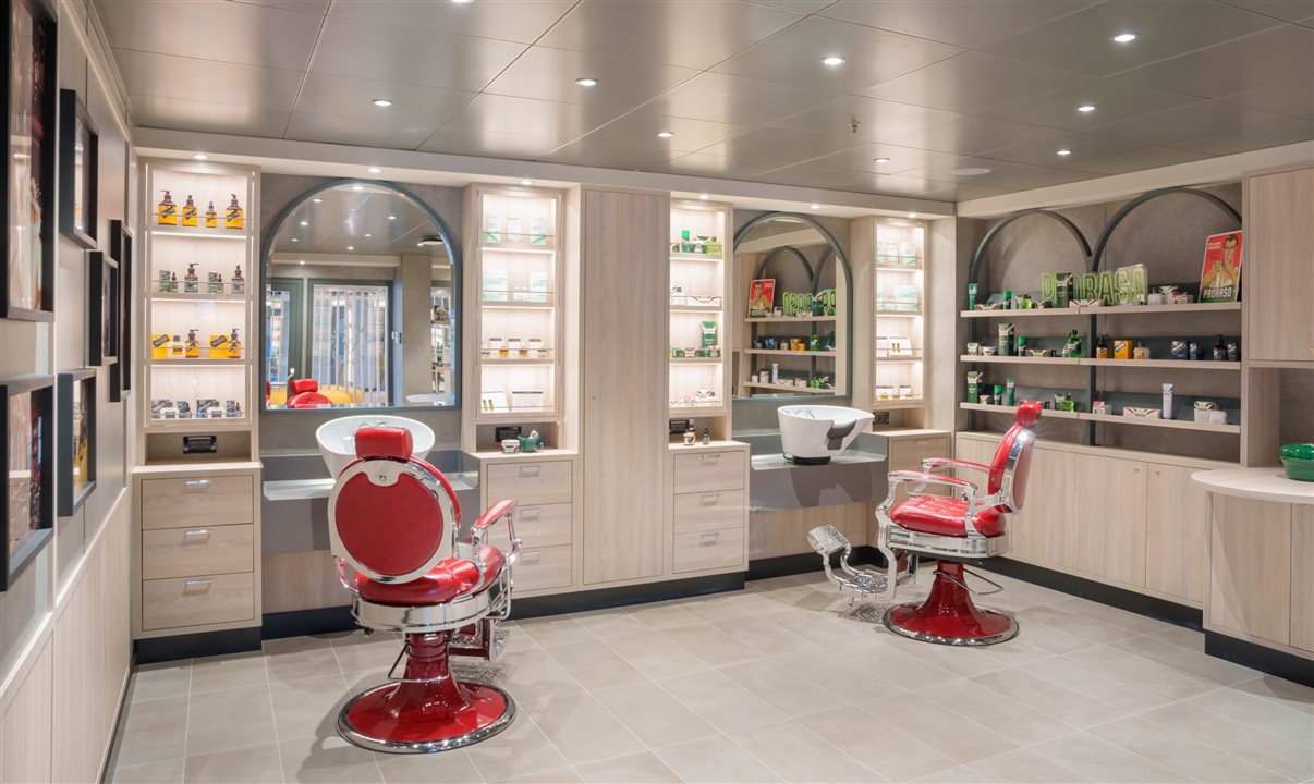 Barbearia do MSC Aurea Spa