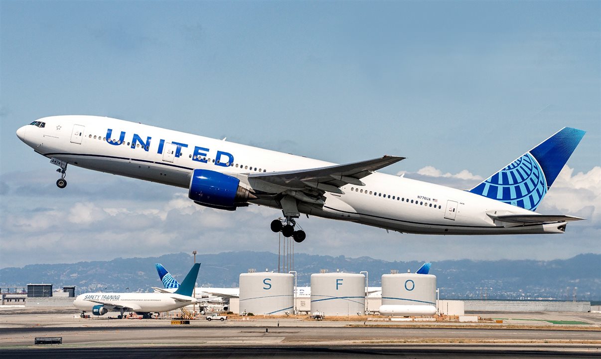 A United terá rotas com Starlink partindo de seus principais aeroportos em Newark/Nova York, Washington D.C., Houston e São Francisco