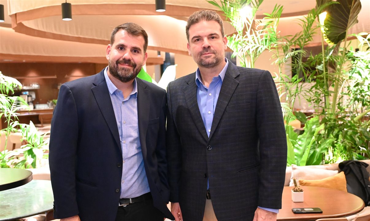 João Cazeiro, diretor de Desenvolvimento da Atrio Hotels Management, e Paulo Mélega, vice-presidente da administradora