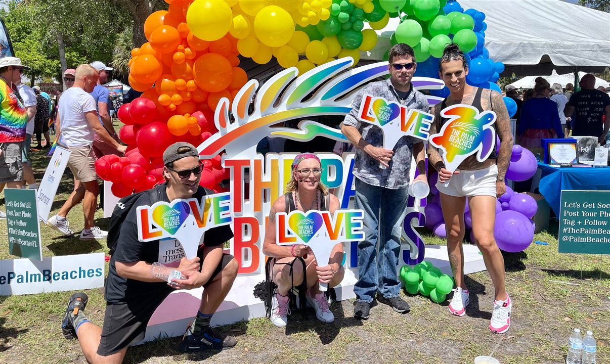 Em março, o Palm Beach Pride toma conta do Bryant Park em Lake Worth Beach