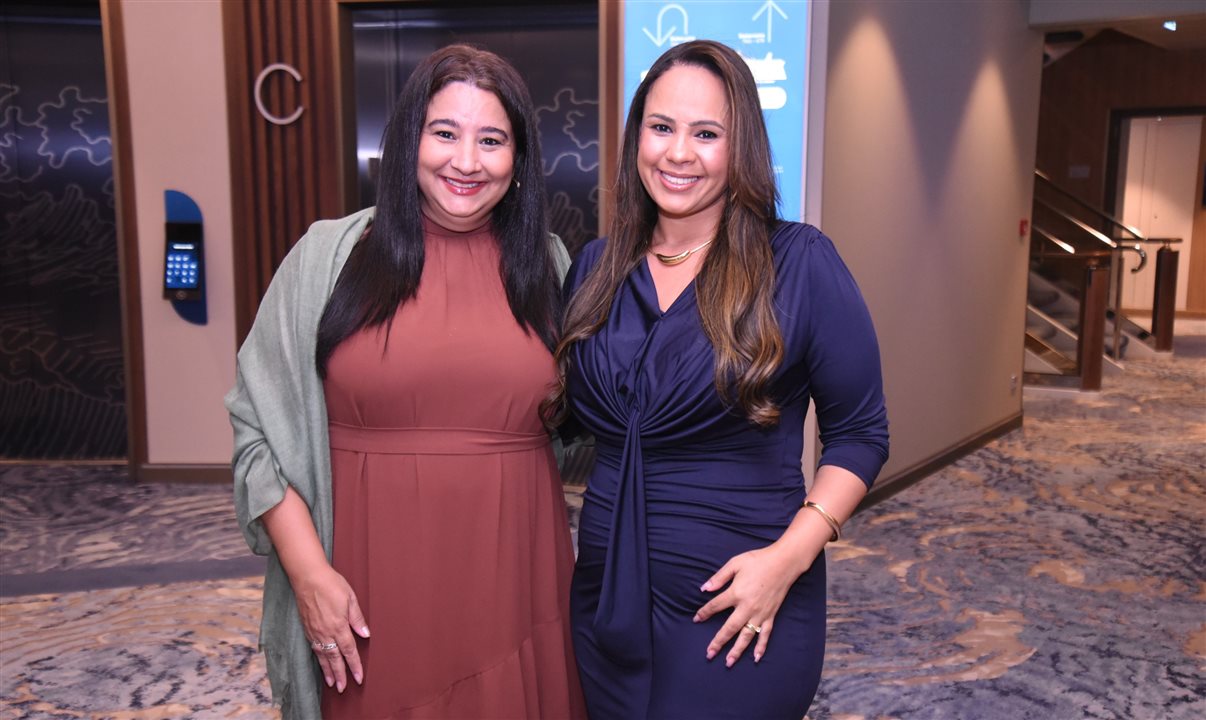 Flavia Cruz, da EHTL, e Agatha Barbosa, da Snow Operadora