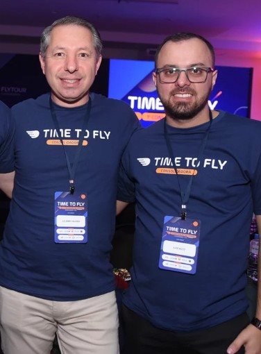 Juliano Valerio e Luiz Ecco voltam a trabalhar juntos, agora na TP Air