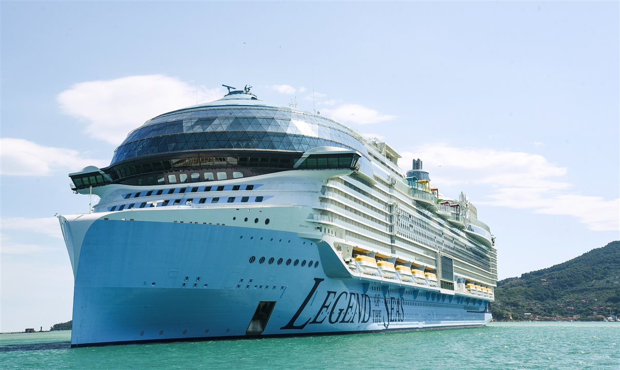 O Legend of the Seas é a maior novidade da Royal Caribbean em 2026