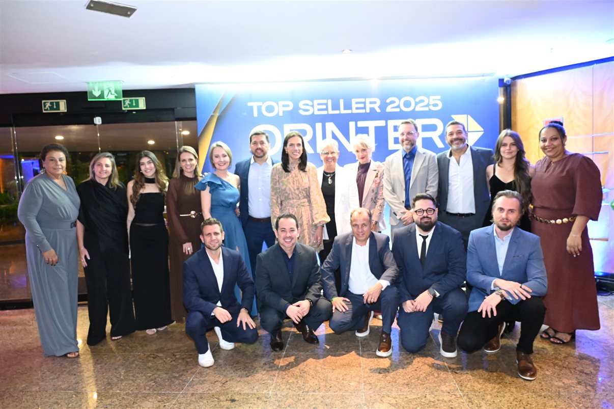 Time da Orinter se reúne para evento que homenageia Top Sellers 2025