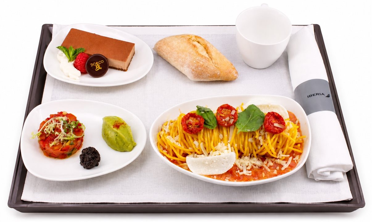 Novo menu da Iberia