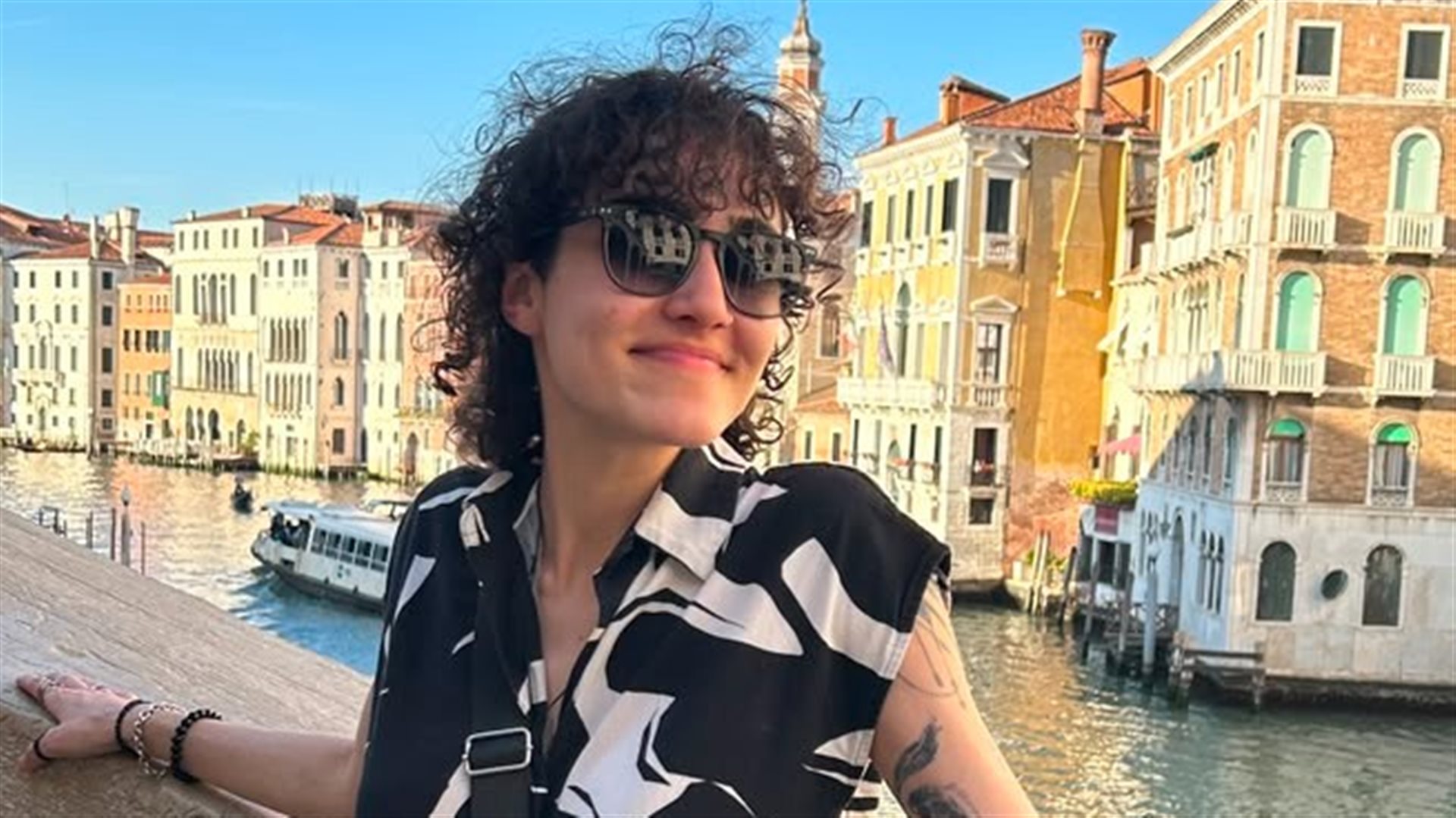 Lu&iacute;sa Assaf em Veneza