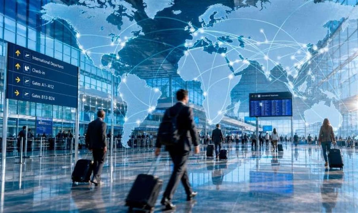 Airbus prevê que, até 2045, a população mundial de classe média, grupo com maior propensão a viajar de avião, aumentará em 1,4 bilhão de pessoas, crescimento de 34%