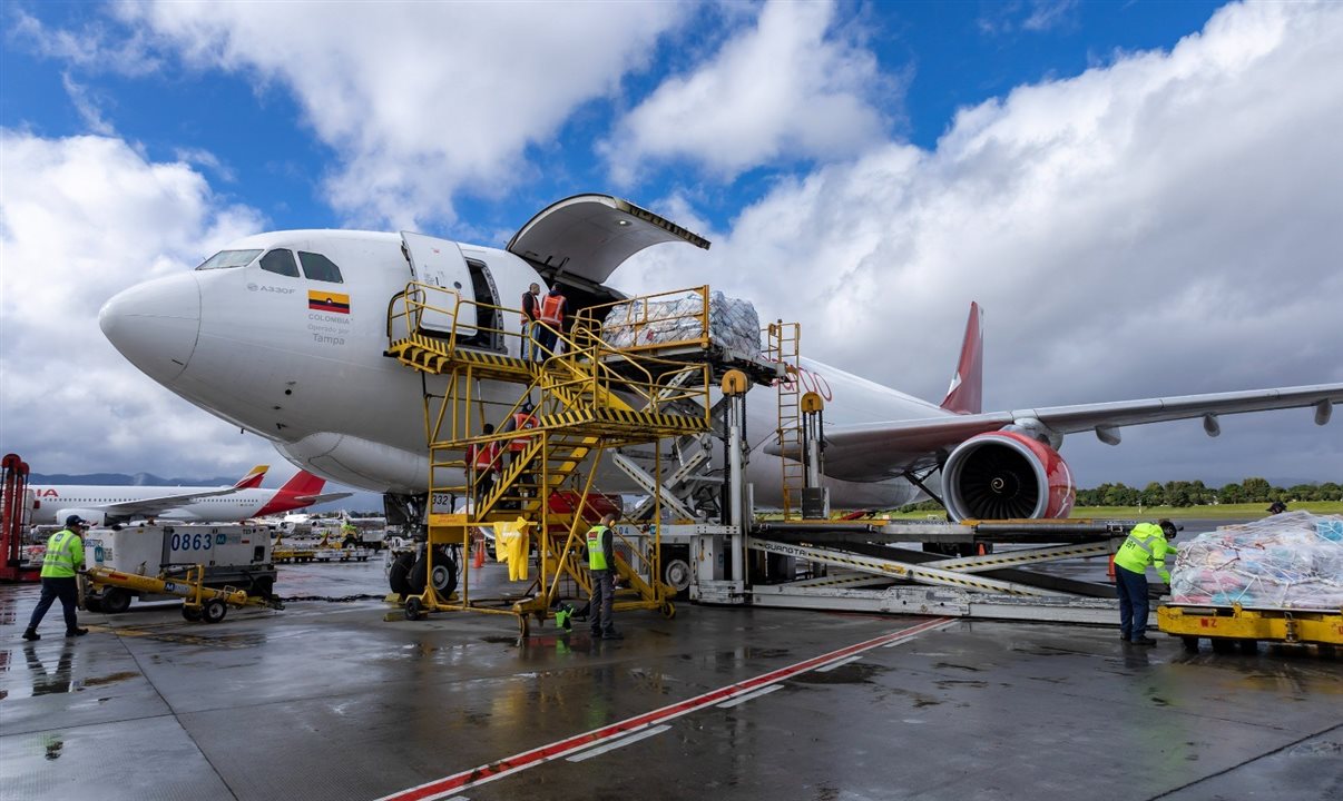 Avianca transportou cerca de 120 toneladas de ajuda humanitária