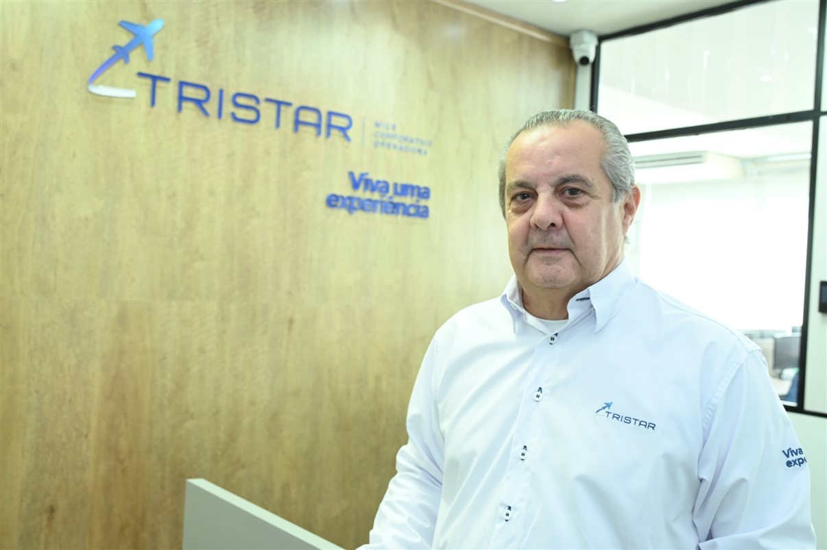 Fernando Margoni no escritório da Tristar