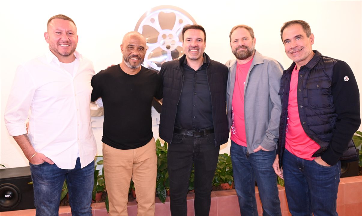 Wagner Chaves, Emerson Cardoso, Fernando Lermi, Luti Guimarães e Flavio Marques, da Sakura