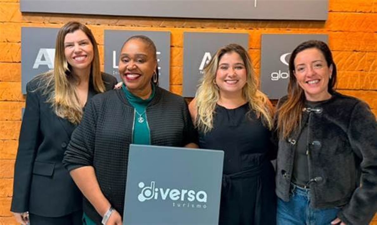 Mariana Azevedo, Georgia Mariano, Mariana Syllos e Adriana Fredericce, da Diversa Turismo
