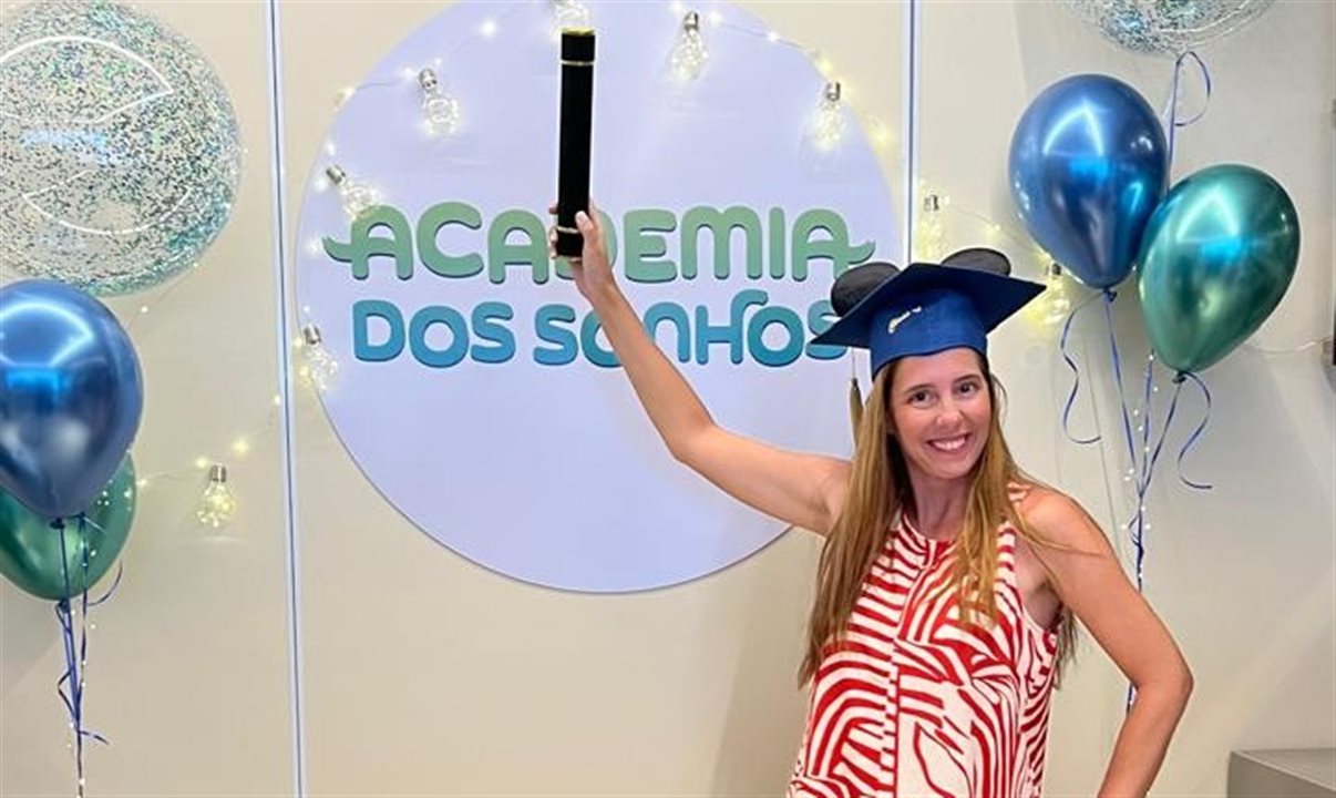 Karina em uma das capacitações de que participou