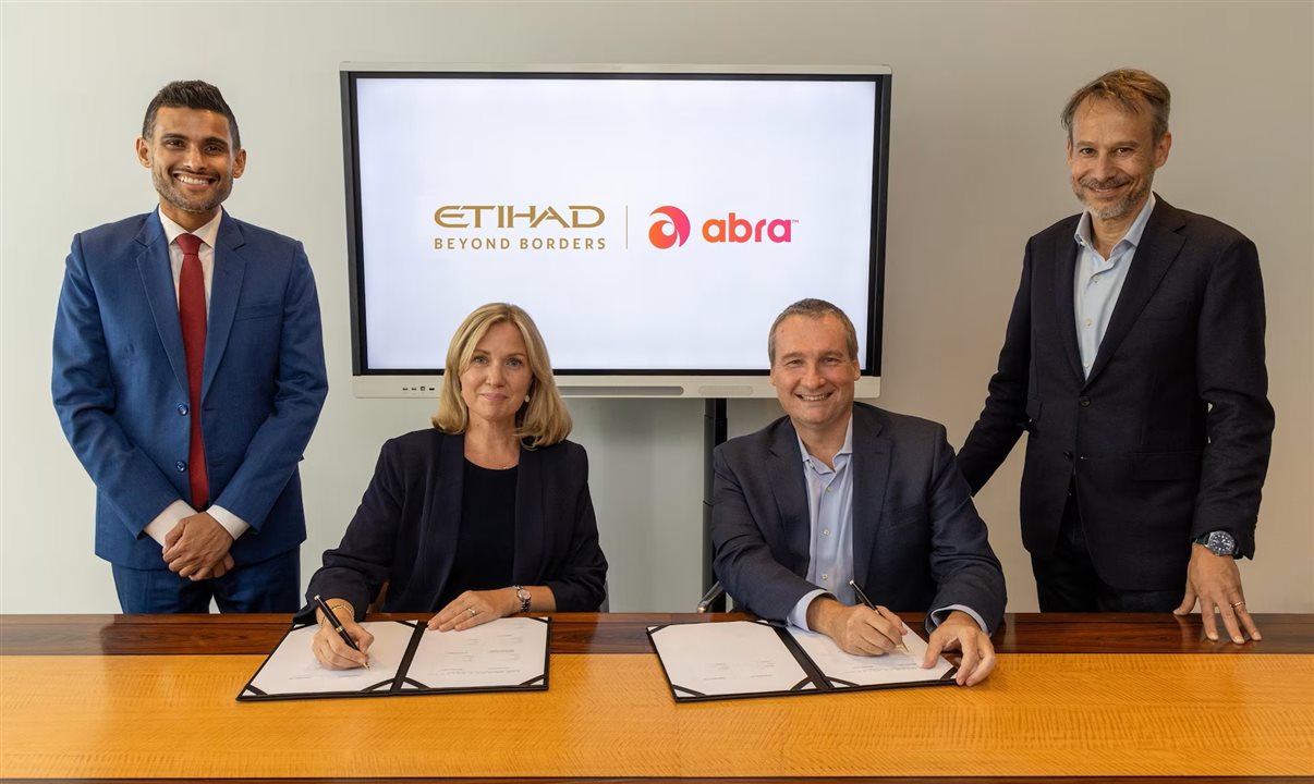Grupo Abra e Etihad irão explorar oportunidades em desenvolvimento de malha aérea, programas de fidelidade, arrendamentos de aeronaves, serviços ACMI (Aircraft, Crew, Maintenance and Insurance), entre outras iniciativas de cooperação comercial