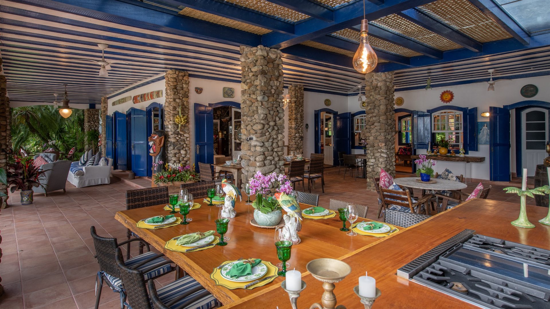 &Aacute;rea Gourmet Villa Bom Jardim