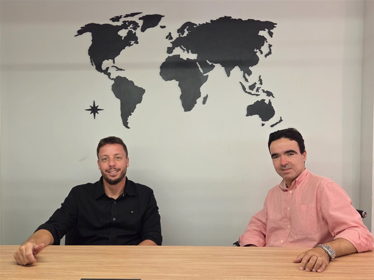 Márcio Gelelete e João Paulo Fernandes, sócios do Grupo JPM, ao qual pertence a Turista FC