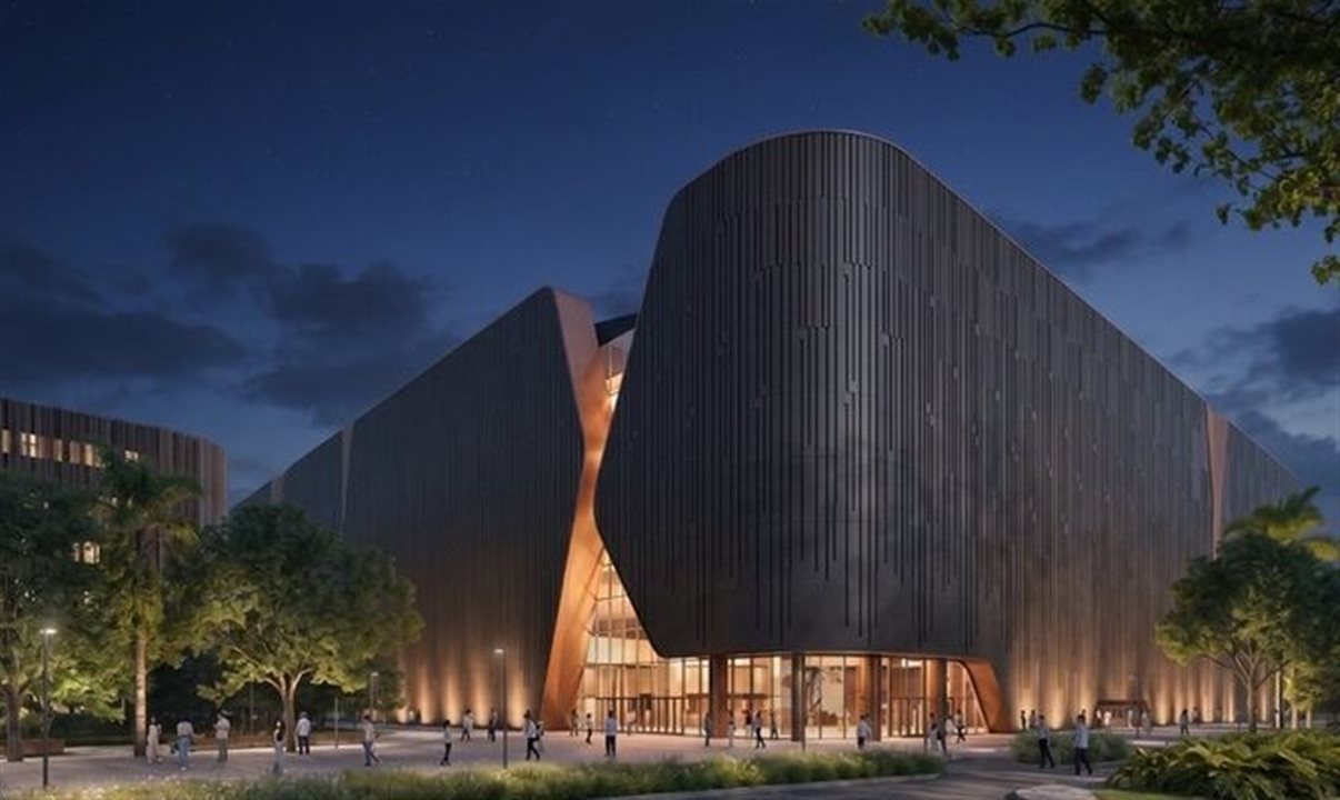 A arena poderá receber grandes turnês internacionais, shows nacionais, eventos esportivos e corporativos