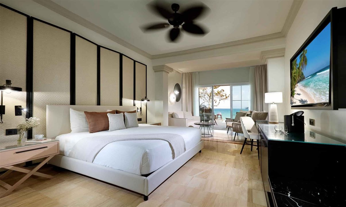 Suíte do Grand Palladium Jamaica Resort & Spa, empreendimento que está em sua segunda fase de desenvolvimento