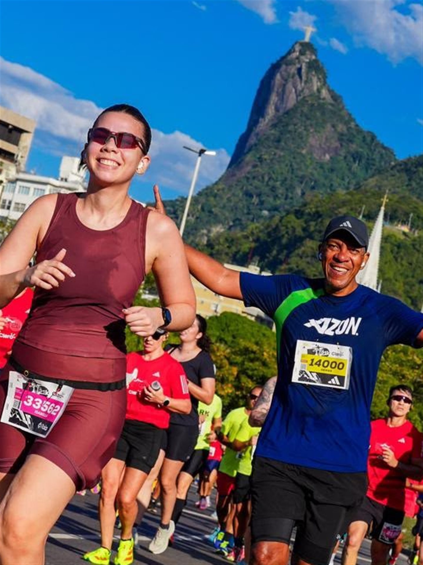 Reifer corre com Isabella na meia-maratona do Rio de Janeiro