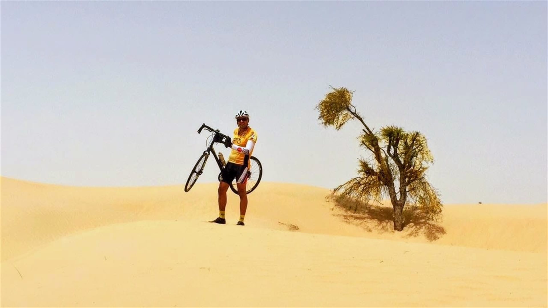 Condi&ccedil;&otilde;es in&oacute;spitas enfrentadas nas pedaladas de Carlos Antunes, diretor da TAP nas Am&eacute;ricas