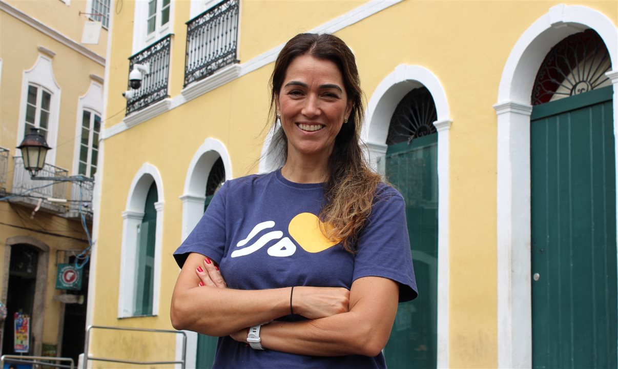 Carola Montoro, da Secult de Salvador, durante o Arena Abreu