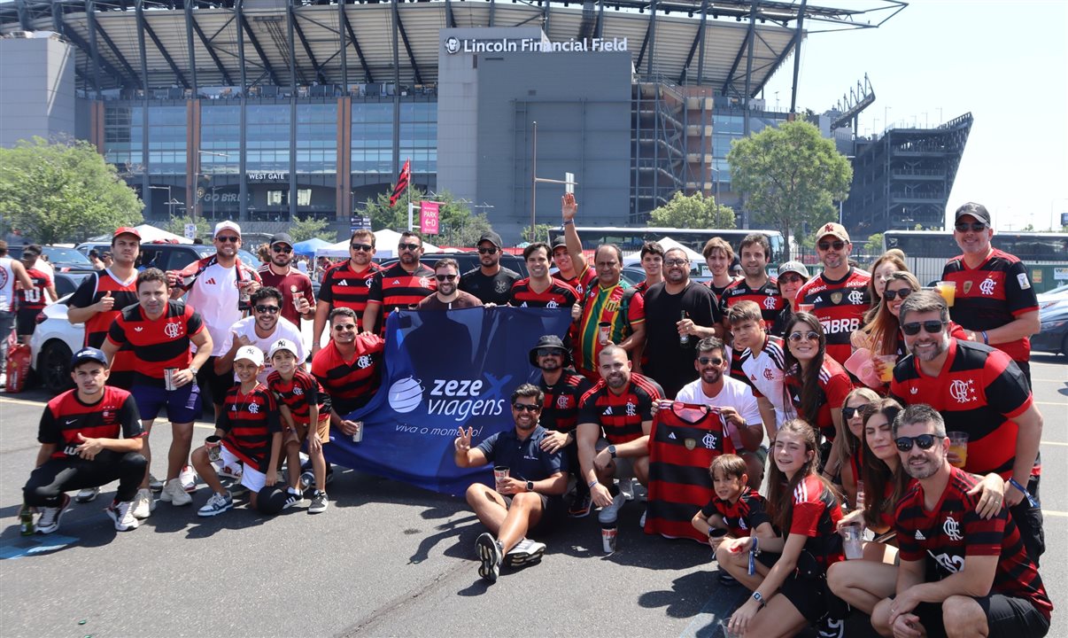 Zeze Viagens leva flamenguistas para o Mundial de Clubes, na Filadélfia