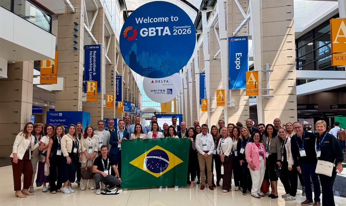 Delegação brasileira na GBTA Convention 2026