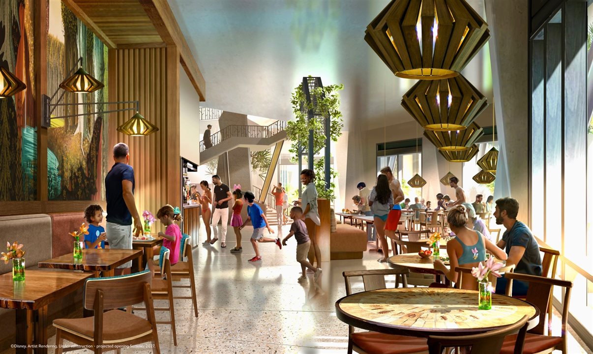 Para refeições rápidas, o resort contará com o Bay Lake Provisions