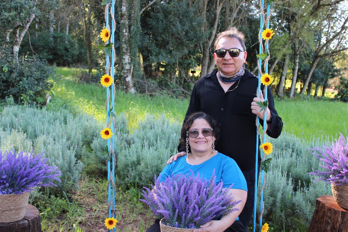 Paulo Gusm&atilde;o (Gal&aacute;pagos Tour) com Luciana Goes (Luahtur Viagens)