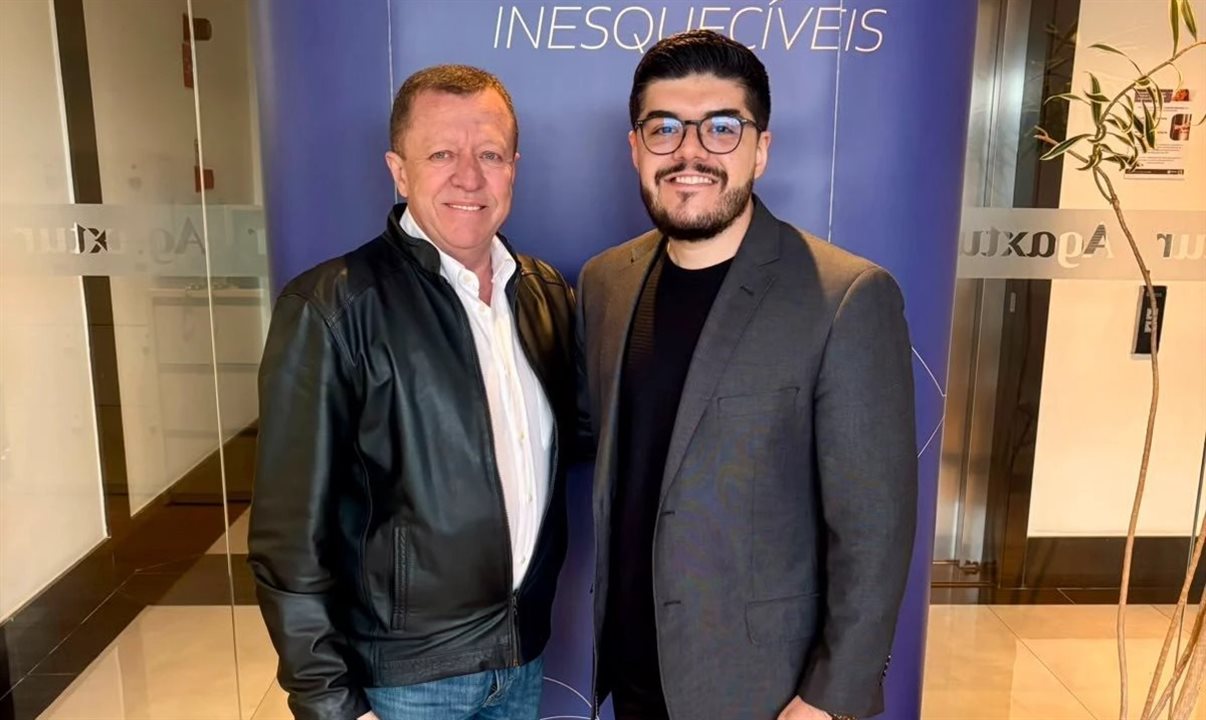 Jarbas Junior e Paulo Biondo, da Agaxtur