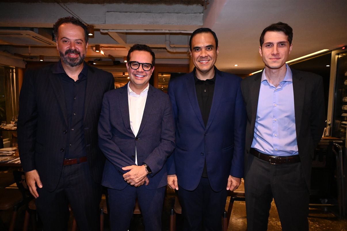 Daniel Nepomuceno, da ONU Turismo, Gustavo Lopes, da Setur-SP, Gustavo Feliciano, do MTur, e Heitor Kadri, da ONU Turismo