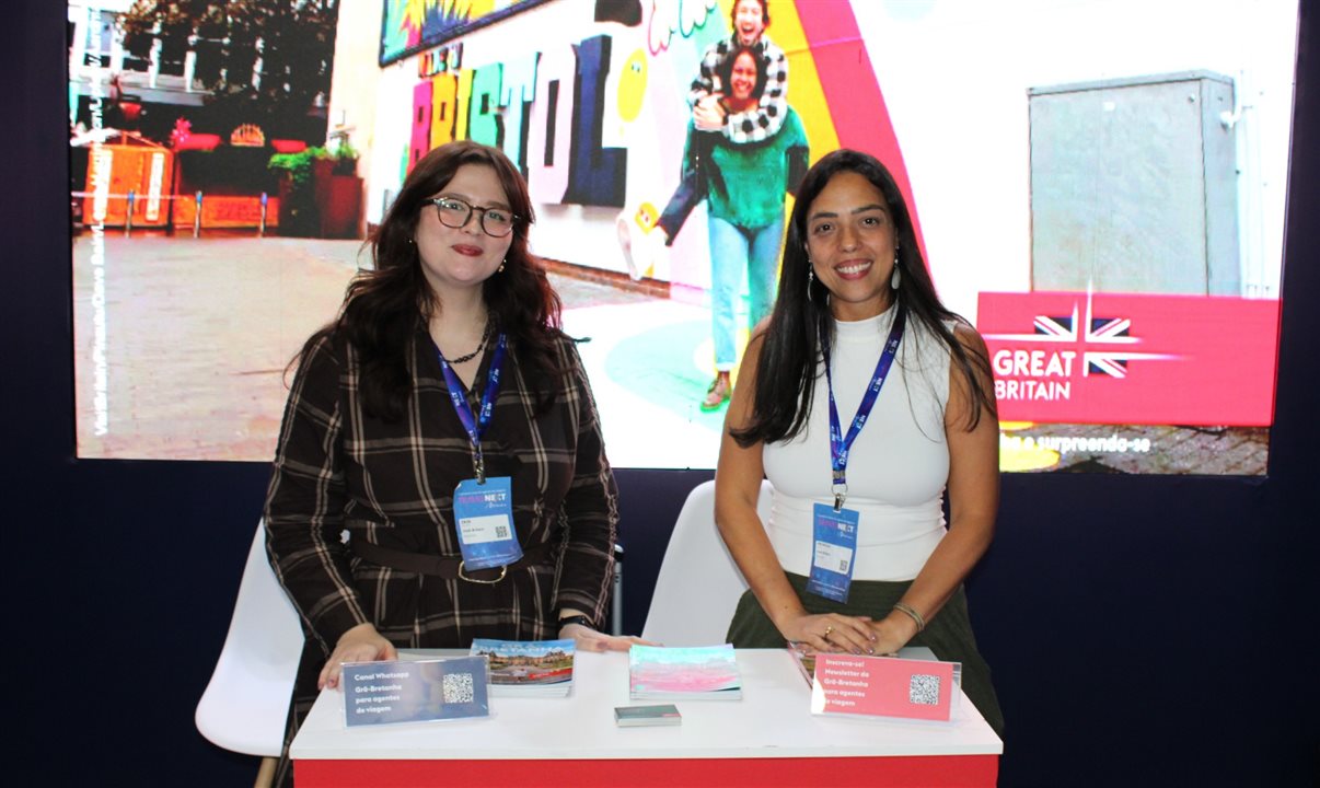 Íris Schardt e Priscila Moraes, do Visit Britain