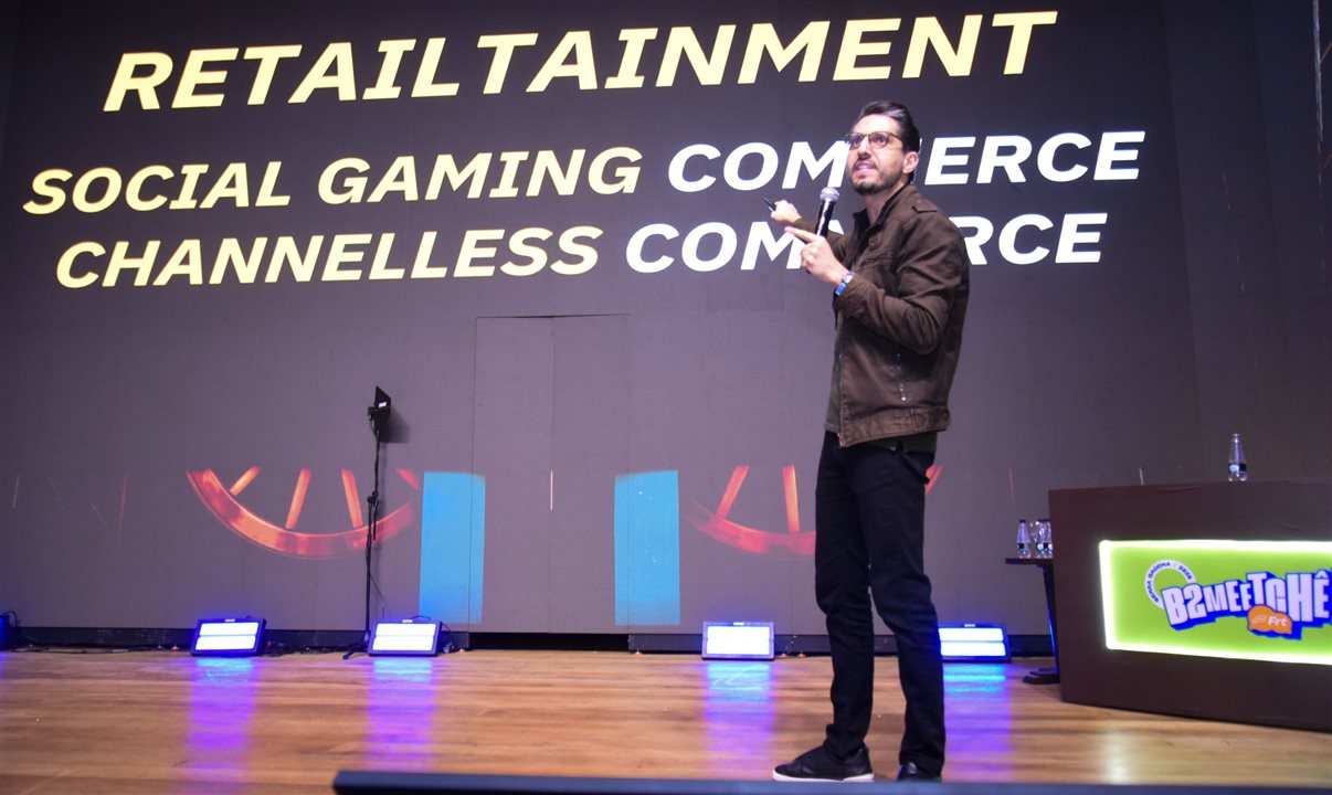 Fabio Neto, sócio da StartSe, participou do B2Meet 2026, em Gramado