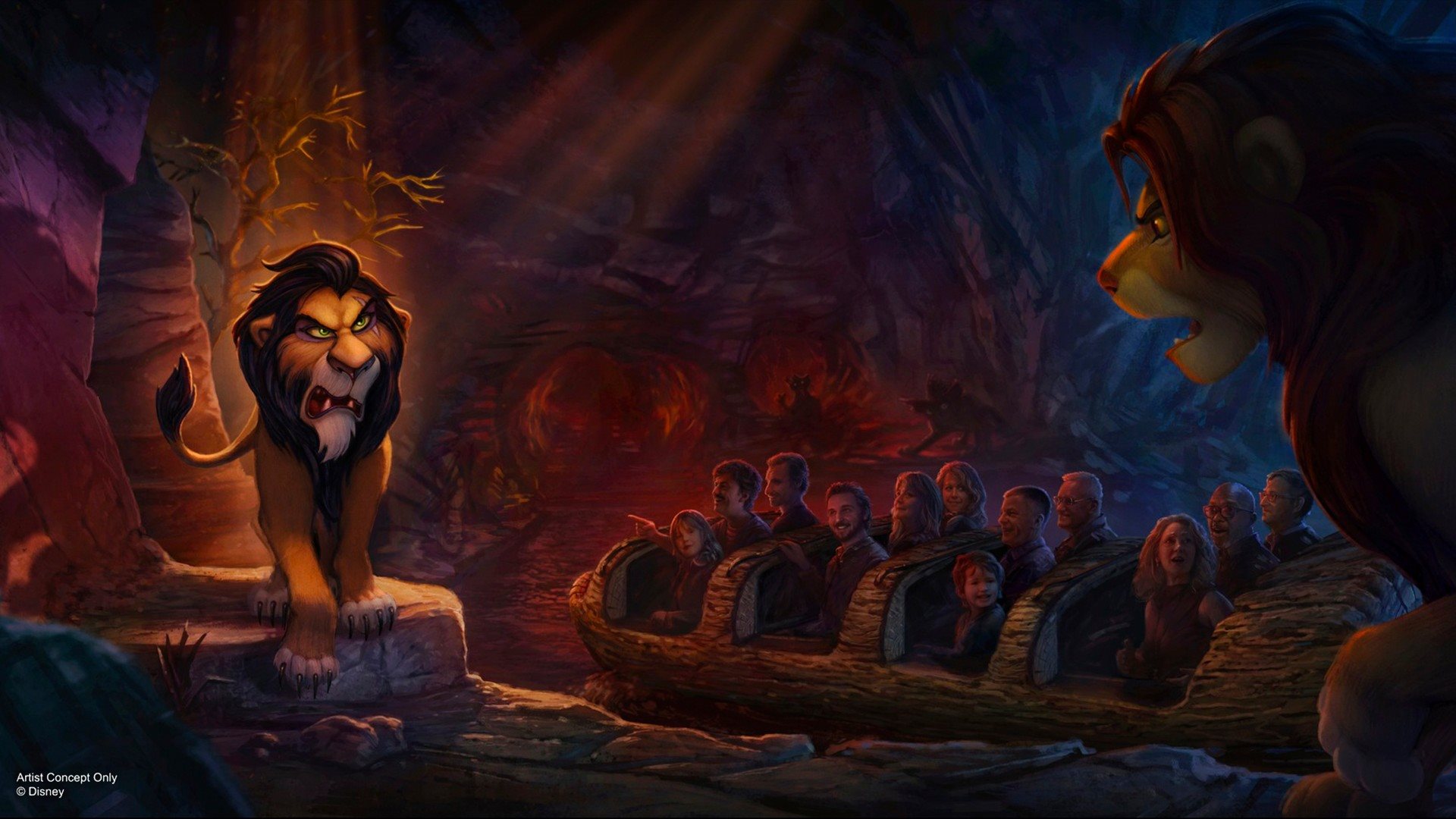 Atração aquática contará com personagens em Audio-Animatronics, efeitos especiais, músicas clássicas e cenas marcantes da história de Simba