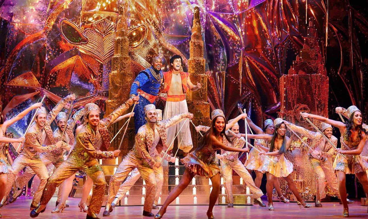 Espetáculo Aladdin integra a ação promocional