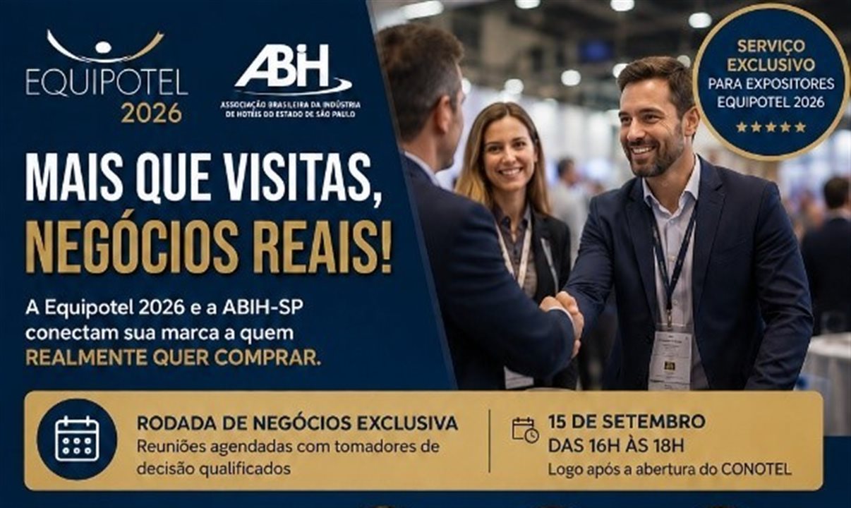 Cada empreendimento hoteleiro previamente inscrito terá a oportunidade de participar de reuniões