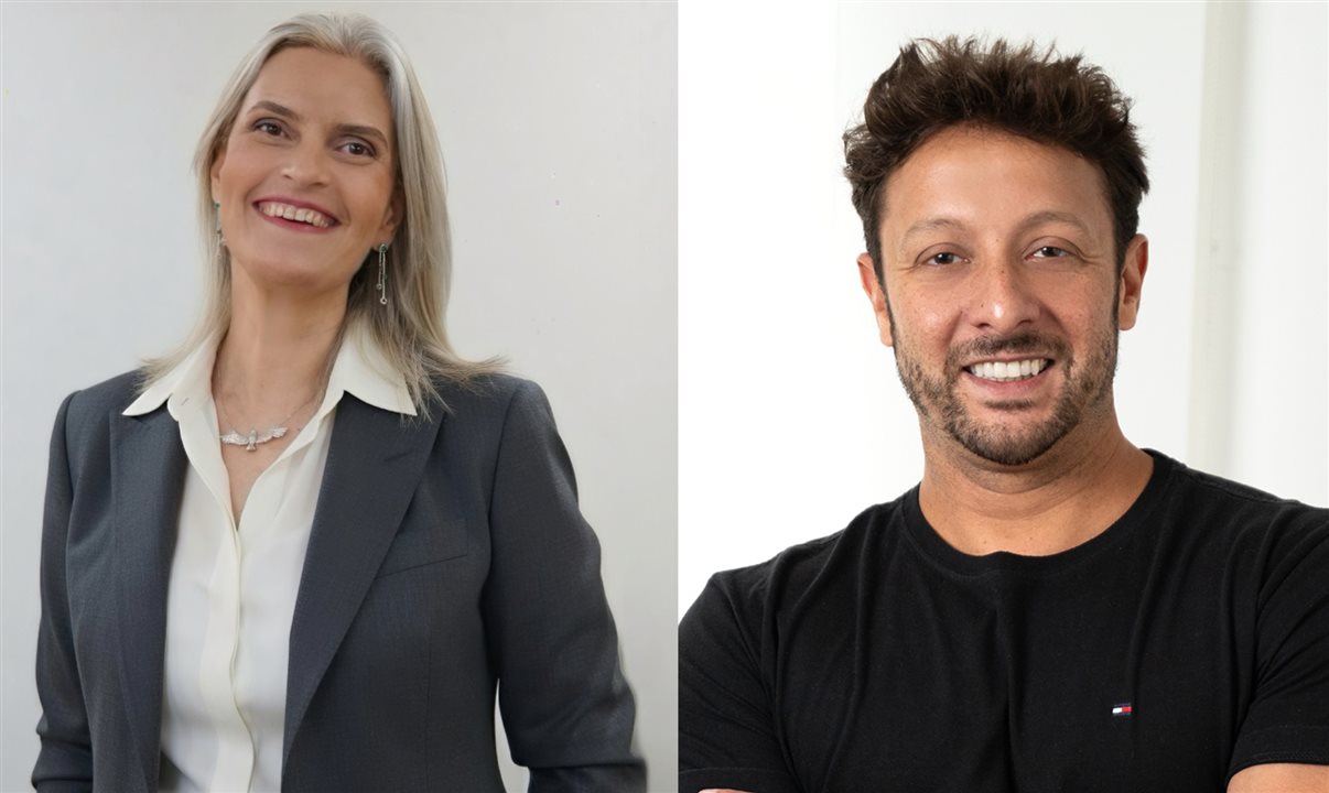 Fabiane Vezozzo, da ELEVHOTELS, e Emerson Carrijo, da C&M Executive