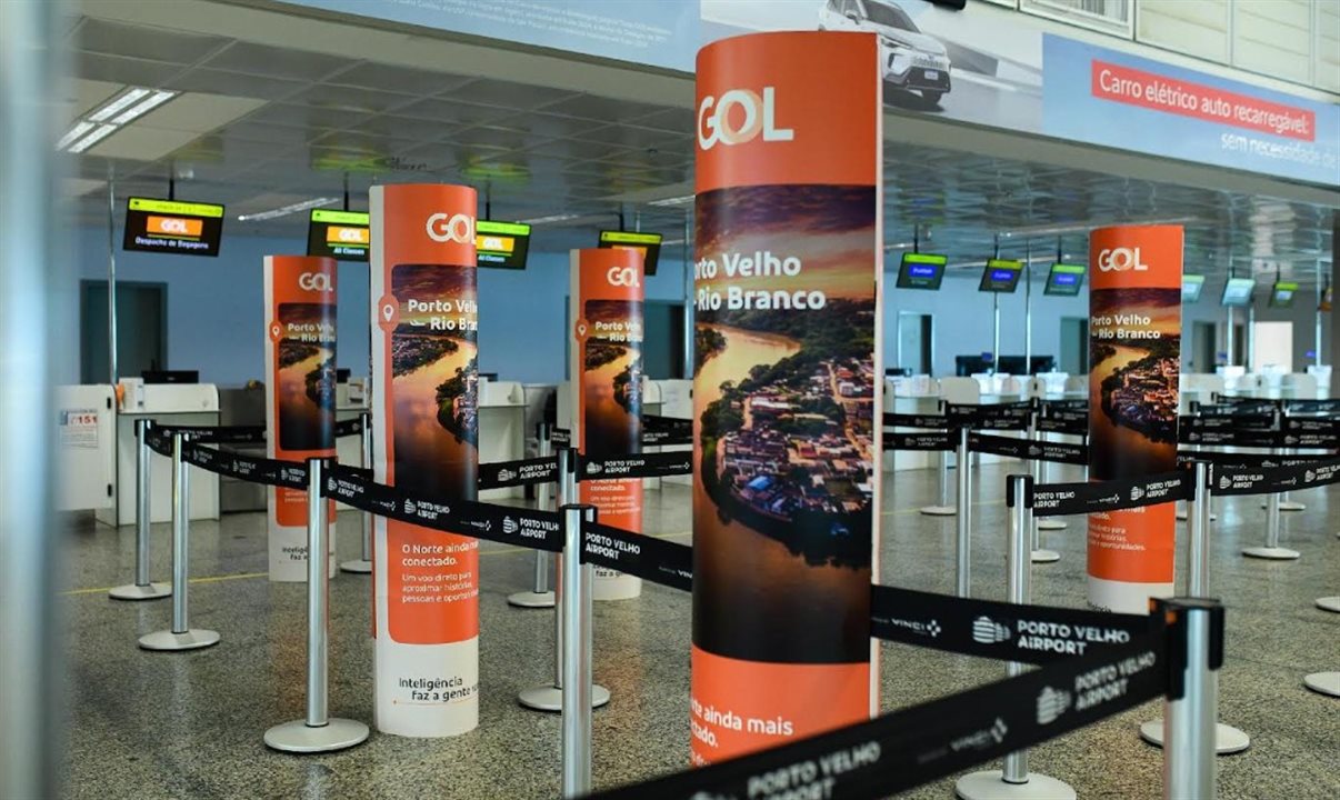 Gol promoveu ações nos aeroportos de Porto Velho e Rio Branco