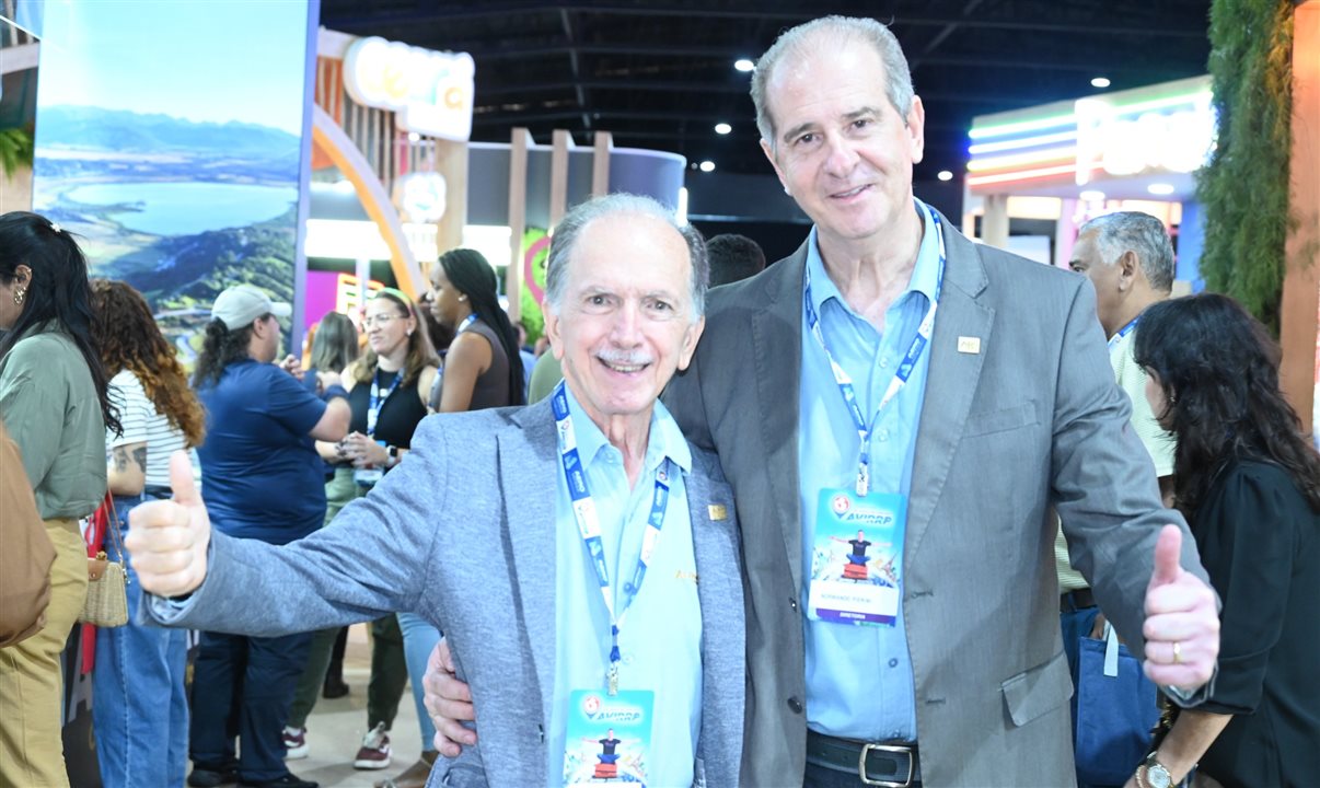 Antônio Sérgio Ignácio e Normando Cesar Pierini, da Avirrp