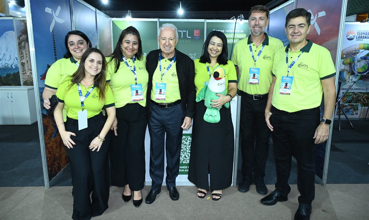 Renata Marcandalle, Stephanie Mello, Flavia Cruz, Afonso Louro, Simone Colombo, Henrique Diniz e Roberto Vertemati, da EHTL