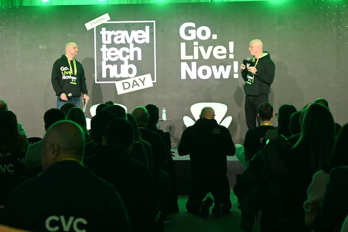 Alexandre Cordeiro e José Guilherme Alcorta, fundadores do Travel Tech Hub Day