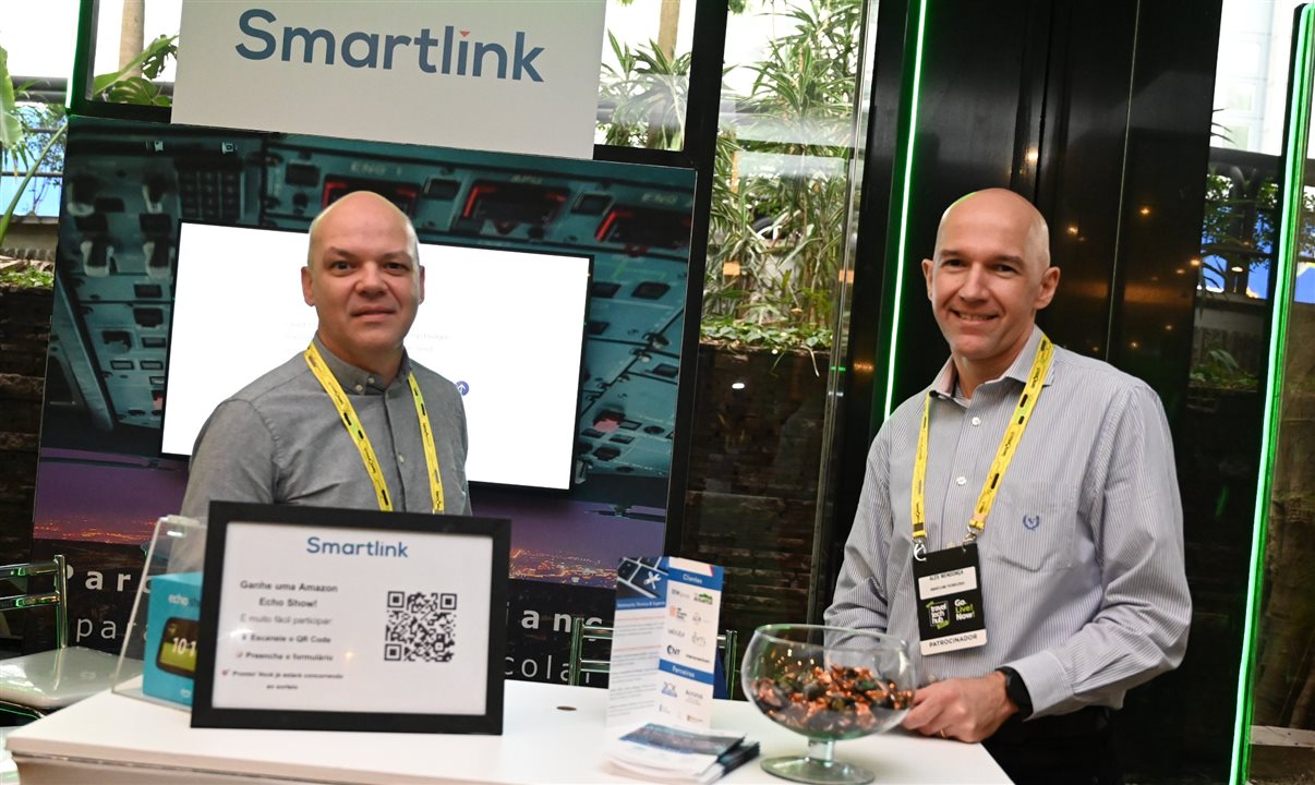 André e Alex Mendonça, da Smartlink<br/>