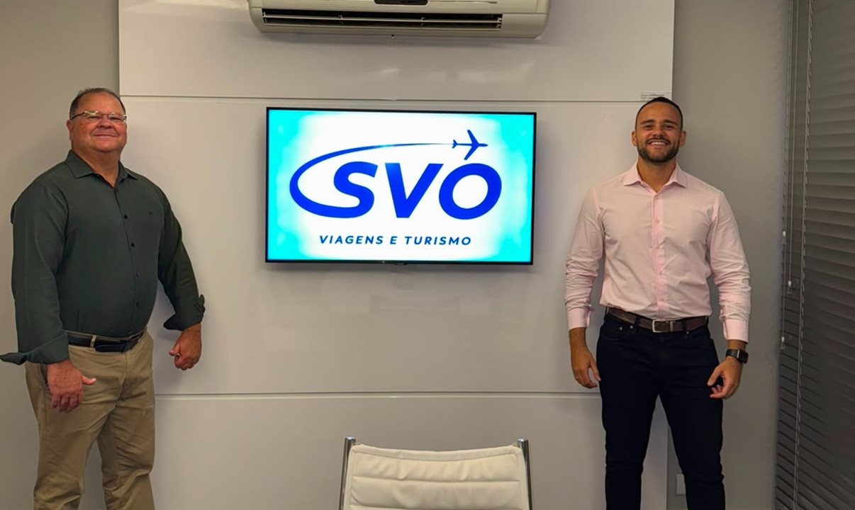 Sergio Maia Olimpio e Victor Olimpio, fundadores da SVO Viagens e Turismo
