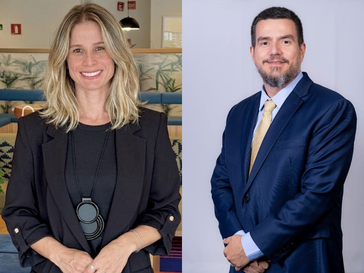 Ana Carolina Carvalho, Diretora Executiva da Nest Travel, e Thiago Abrahão, CEO Grupo Águia