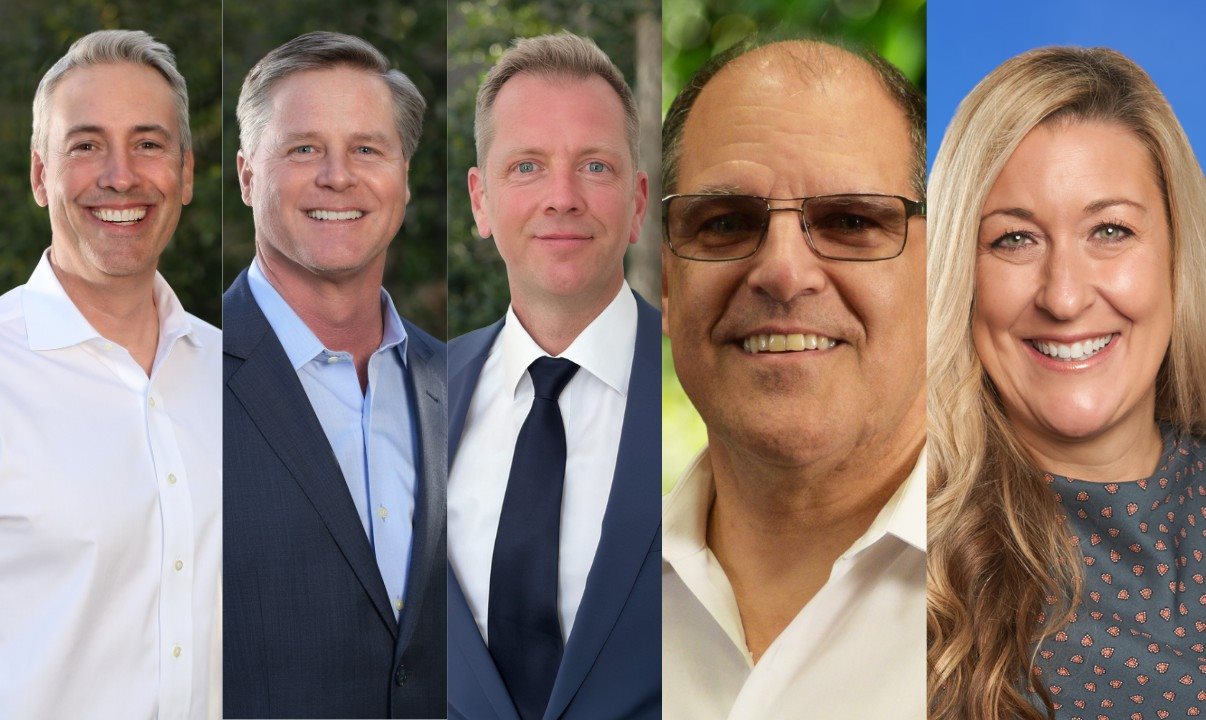 Mike Janssen, Craig Bailey, Marcus Eklund, Dave Mitchell e Tanya Green
