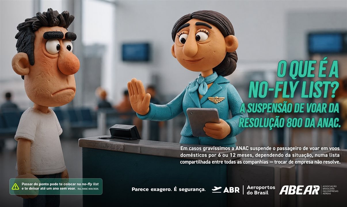 Brasil registrou 881 casos de indisciplina no transporte aéreo entre janeiro e junho de 2026
