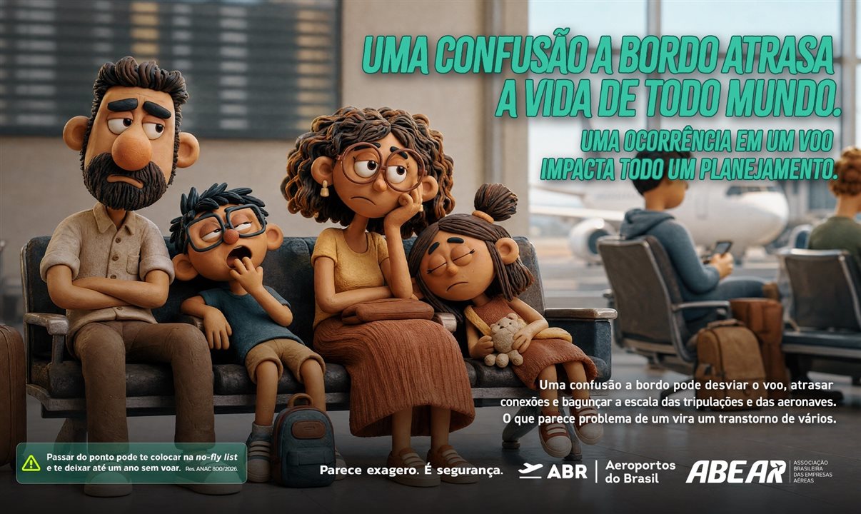 Campanha será divulgada nos veículos de comunicação, plataformas digitais, redes sociais e nos aeroportos do País