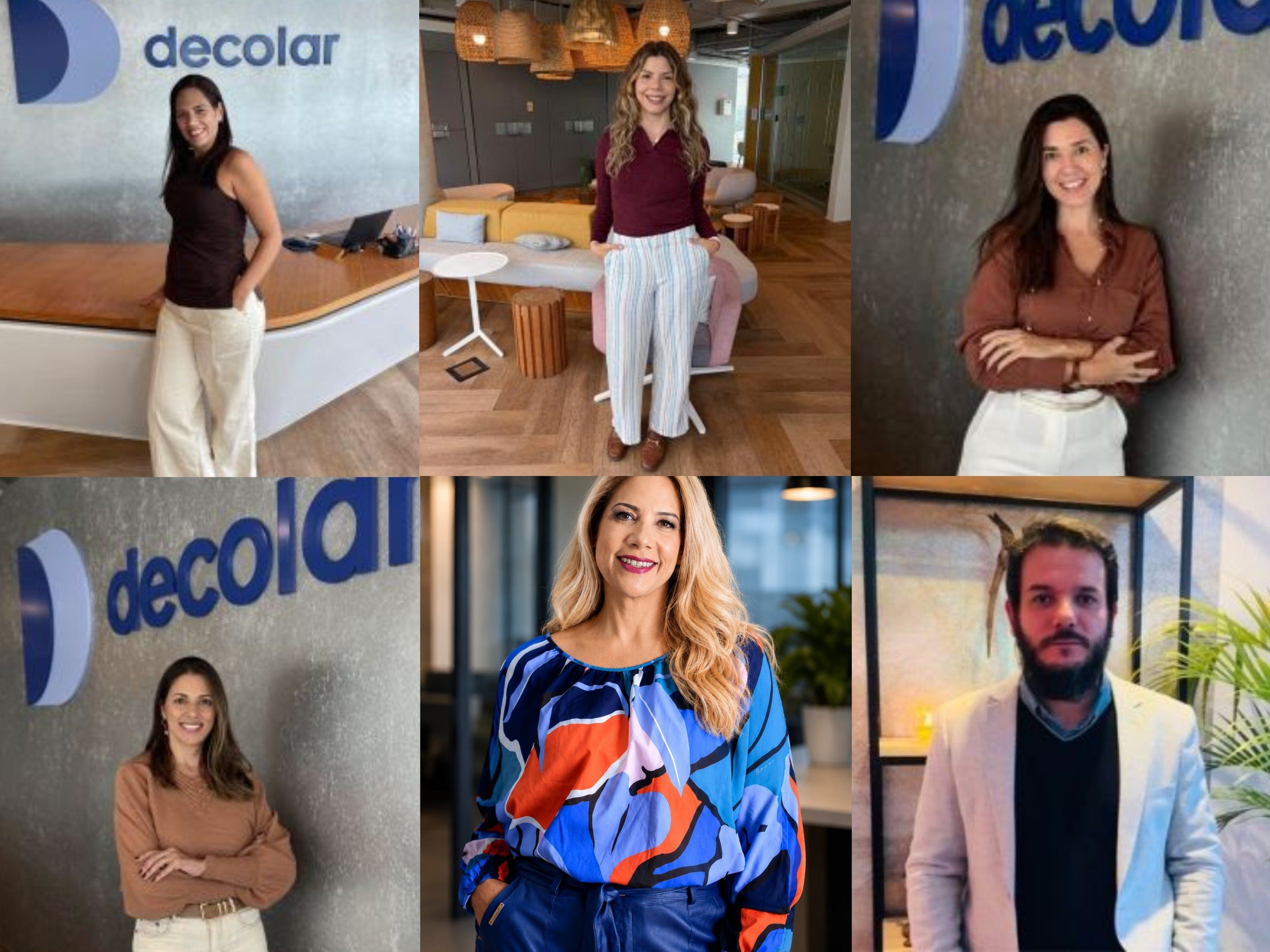 Caroline Borges, Jessica Moraes, Karoline Garrett, Fernanda Ribeiro, Adriana Ramos e Daniel Trindade, da Decolar <br/>
