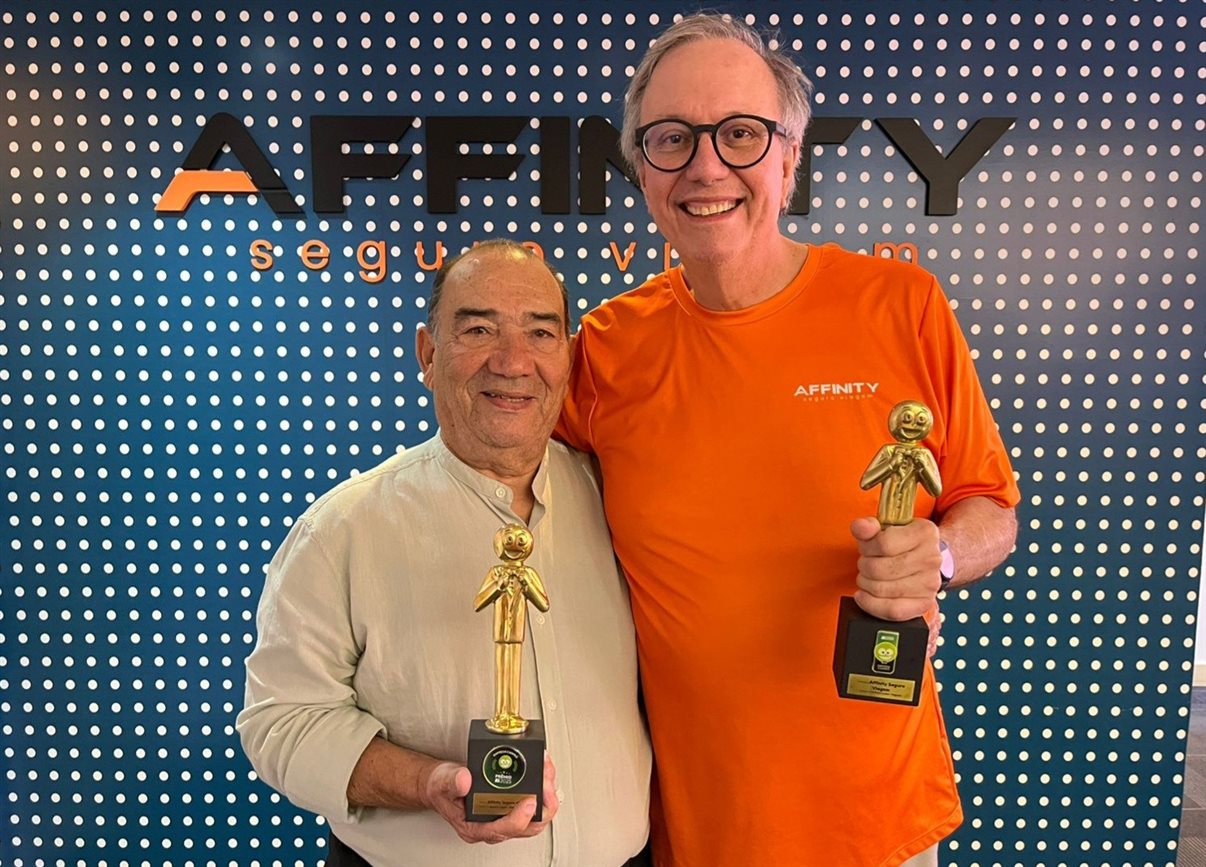 Marilberto França, CEO do Affinity e José Carlos Menezes, vice - presidente do Affinity