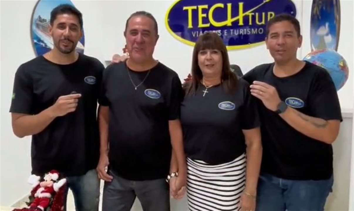 Família Tech: Rogers, Valdir, Carmem e Renan